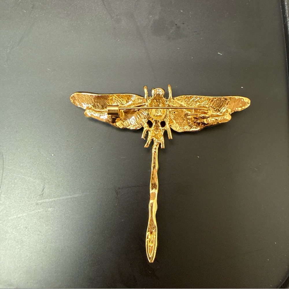 Colorful Dragonfly Brooch - Picture 2 of 3